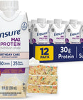 Ensure Max Protein CafÃƒÆ’Ã‚Â© Mocha Shake, 30g High Protein, 12 Pack | 30g Protein to Support Muscle Health & Manage Hunger for Adults, Each Protein Shake has 1g Sugar, 150 Calories, 4g Fiber