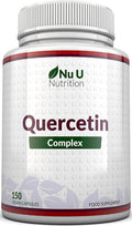 Quercetin 500mg with Bromelain & Vitamin C - 150 Vegan Capsules for Immune Support - Full Quercetin Complex with Added Rosehip, Bioflavonoids, Acerola and Rutin Ãƒâ€šÃ¢â‚¬â€œ Made in The UK