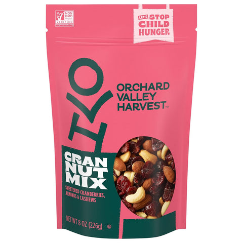 Orchard Valley Harvest Honey Roasted Mixed Nuts, 1 Ounce Bags (Pack of 15), Almonds, Peanuts, Pecans, and Cashews, Gluten Free, Non-GMO, No Artificial Ingredients