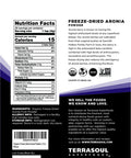 Terrasoul Superfoods Organic Aronia Powder 4 Oz zeDried Antioxidants