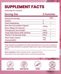 BSSTABBON Beet Root Gummies With Beet Root Extract,Pomegranate Juice Power,Grape Seed Extract Supplement Per Serving For Men And Women Non-Gmo, And Gluten Free,60Gummies