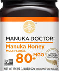Manuka Doctor - MGO 80+ Squeezy Manuka Honey Multifloral, 100% Pure New Zealand Honey. Certified. Guaranteed. Raw. Non-GMO (10.58 oz)