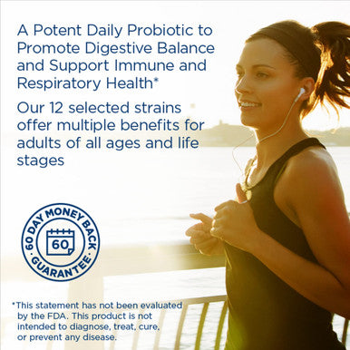 ReLife Adult Probiotic Ultimate Flora Ultimate Care Probiotic Supplement Gluten Dairy Soy 100 Billion CFU 30 Vegetarian Capsules