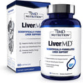 1MD Nutrition LiverMD Liver Support Supplement Siliphos Milk Thistle Extract Highly Bioavailable for Liver Support