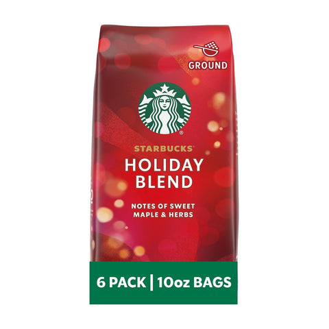 Starbucks K-Cup Coffee Pods, Medium Roast Coffee for Keurig Brewers, Holiday Blend, 100% Arabica, Limited Holiday Edition, 1 Box (32 Pods)