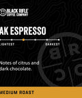 Black Rifle Coffee Company Ak-47 Espresso100% Arabica CoffeeColombian Supremo Roasted Dark Whole Bean 12 Oz Bag