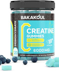 Creatine Monohydrate Gummies 5G For Men & Women - 120 Sugar Gummies With Magnesium Glycinate, L-Threonate, L-Taurine + Vitamin B12 For Muscle Support, Energy Boost, (Blueberry Flavor)