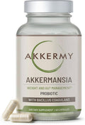 Akkermansia Muciniphila Probiotic For Weight & Gut Management - Glp-1 Boosting Supplement With Bacillus Coagulans, Vitamins B2, D3 & Chromium - Sibo Friendly, Vegan & Gluten - 60 Day Supply