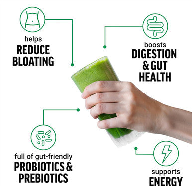 Force Factor Smarter Greens Daily Wellness Powder Greens Superfood Powder to Support Gut Health Bloating & Digestion with 40+ Superfoods 125 Million CFUs of Probiotics Unflavored 30 Servings