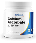 Nutricost Calcium Ascorbate Powder (Vitamin C and Calcium Complex), 500 Grams - Non-GMO and Gluten Free