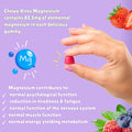 Chewy Vites Adult Gummies Magnesium Citrate 736mg Offering 82.5mg of Elemental Magnesium 60 Vitamin Gummies 2 Months Supply Real Fruit Juice Vegan Berries Flavour