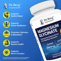 Dr. Berg Magnesium Glycinate With Vitamin D and B6 For Stress Relief Calm Relaxation and Good Sleep 120 Mg Magnesium Glycinate 90 Caps
