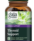 Gaia Herbs Thyroid Support - Made With Ashwagandha, Kelp, Brown Seaweed, And Schisandra To Support Healthy Metabolic Balance And Overall Well-Being - 60 Vegan Liquid Phyto-Capsules (20-Day Supply)