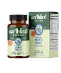 EarthFirst Organic Men's Multi Once Daily WholeFood Multivitamin with 19 Vitamins and Minerals for Energy Heart Bone Strength Prostate and Immune Support Vegan NonGMO 30 Count