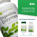 4Life Digestive Enzymes - Dietary Supplement Supports Digestive System and Intestinal Health - Digestive Enzymes Support Food Absorption and Breakdown of Protein Carbohydrates and Fats - 90 Capsules