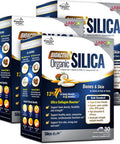 LABO Nutrition Bioactive Organic Silica 99 Purity RiceDerived Silica with 42mg Silicon Per Serving Intensive Collagen Generator Strengthen Joint Bone for Skin Hair Nails Support. 30sx3