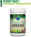 Whole Earth Sea from Natural Factors Organic Fermented Greens Vegan Whole Food Supplement Tropical 7.1 Oz