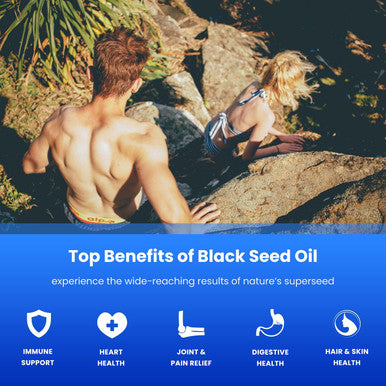 Organic Black Seed Oil Capsules | 120 Vegan Softgel Black Cumin Seed Oil Capsules | 1400Mg Per Serving Virgin Cold Pressed Nigella Sativa Oil Pills With Thymoquinone & Vitamin E Rich In Omega 3 6 9