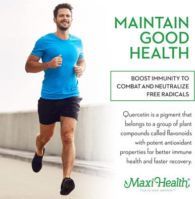 Maxi Health Quercetin 500mg with Zinc 30mg Vitamin C 1000mg Vitamin D 2500 IU Elderberry 125mg - Vegetarian Health Supplement for Adults Kosher - 90 Veggie Capsules