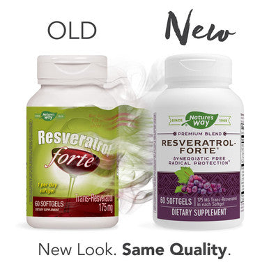 Nature'S Way Resveratrol-Forte, Protects From Free Radicals*, 60 Softgels