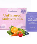 Vitamin Powder Unflavored Multivitamin with 19 Vitamins and Minerals Fruit and Veggie Blend SugarFree 30 Stick Packs