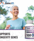 Maac10 Trans Resveratrol 500Mg Supplement (Micronized Pharmaceutical Grade 99% Pure Trans-Resveratrol Extract + Bioperine For Superior Absorption) (2X 250Mg Capsules 60Ct)