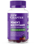New Chapter Women s Multivitamin Gummies - 66% Less Sugar, Women s Gummy Vitamins with Vitamin C, D3 & Zinc, Non-GMO, Gluten Free, Berry-Citrus, 75ct