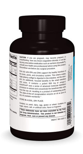 Source s ArcticPure Enteric-Coated Ultra-Potency 850 mg Omega-3 Fish Oil - 120 Softgels