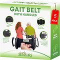 Simply Seniors Gait Belt For Seniors - Transfer Gate Belts With Handles For Lifting Elderly & Patient Physical Therapy - Easy To Use Quick Release Gait Belt For Medical Nursing Use
