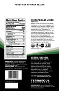 Terrasoul Superfoods Organic Wheat Grass Juice Powder 20 Ounces - USA Grown