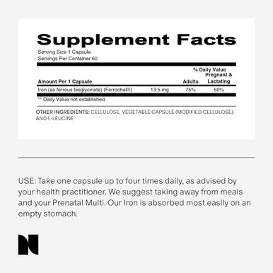 Needed. Prenatal Iron Supplement - Pregnancy, Breastfeeding, Postpartum - Aids Energy, Birth Weight & Baby'S Neural Development - Non-Constipating & Gentle On Stomach - Flexible Dosing For Pregnancy