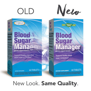 Nature's Way Blood Sugar Manager Glucose Support Formula, 60 Count