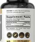 Potassium Citrate 99Mg | 200 Capsules | Non-Gmo And Gluten Free Supplement | By Carlyle