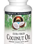 Source s Extra Virgin Coconut Oil 100 mg Medium-Chain Fatty s - 120 Softgels