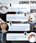 Inshuey Neck Massager For Pain Relief With Heat Portable Electric Pulse Deep Tissue Trigger Point Cervical Massager For Women Men Gifts Fsa Or Hsa Eligible