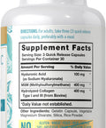 Carlyle Hyaluronic Acid With Collagen 900Mg | 90 Capsules | With Msm | Hydrolyzed Collagen Complex | Non-Gmo, Gluten Free Supplem