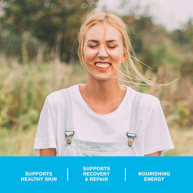Amazing Grass Glow Collagen Booster Bundle - Vegan Protein Powder Vanilla Honeysuckle & Organic Collagen Booster
