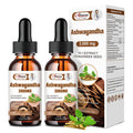 Alliwise 2 Pack Ashwagandha Supplement Liquid Drops 3000Mg With Vitamind3,Fenugreek Seeds,Magnesium For Men &Women. Ashwagandha Root Extract Supplement For Immune Support.