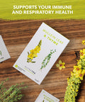 Nutra Tea NutraTea - Mullein Leaf & Thyme Tea | Mullein Tea | Mullein Leaf Tea - Mullein Tea For Lungs & Throat - 20 Tea Bags - Herbal Tea