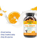 Country Life Cal-Snack Vanilla Orange Chewable Wafers 60'S