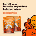 Sweetleaf Organic Monk Fruit Sweetener Granular Zero-Calorie Natural Sugar Substitute for Coffee Tea and Baking Organic Monk Fruit Non GMO Keto Friendly 0 Sugars - 8.47 Bag