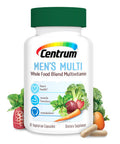 Centrum Whole Food Multivitamin For Men, With Vitamin C, Vitamin D, Zinc, Vegetarian + Gluten Free, 30 Day Supply -60 Capsules