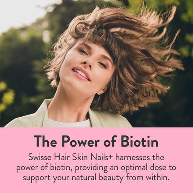 Swisse Biotin Hair Skin And Nails Collagen Supplement For Women & Men Milk Thistle, Biotin, Vitamin C, Zinc, Iron Supports Hair Growth Production 150 Tablets