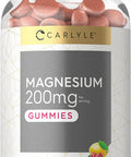 Magnesium Gummies | 200mg | 250 Count | Vegan, Non-GMO, and Gluten Free Formula | Natural Lemon Raspberry Flavor | by Carlyle