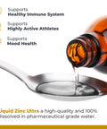 Premier Research Labs Liquid Zinc Ultra - Minerals For Immune Support & Overall Well-Being - Highly Absorbable Liquid - Great