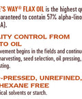 Nature's Way Flax Oil 1300mg, 200 Softgels