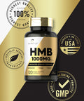 Carlyle Hmb Supplement | 1000 Mg | 120 Capsules | Non-Gmo And Gluten Free Advanced Athlete Formula