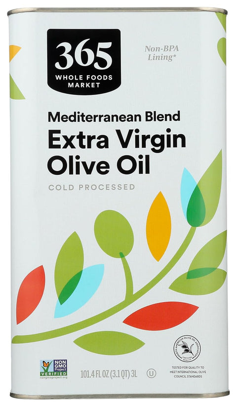365 by Whole Foods Market, Mediterranean Blend Extra Virgin Olive Oil, 67.6 Fl Oz