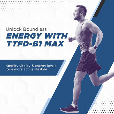Maxlife Naturals TTFD - B1 Max - Thiamine Vitamin B1 TTFD - 100mg - (Thiamine Tetrahydrofurfuryl Disulfide) Thiamine MAX 60 Capsules by MaxLife Naturals.