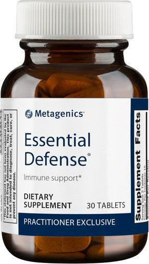 Metagenics Essential Defense - Immune Support - Traditional Chinese Ingredients - Supplement with Licorice Root Extract Ginger & Isatis - Non-GMO Gluten- & Vegetarian - 30 Tablets